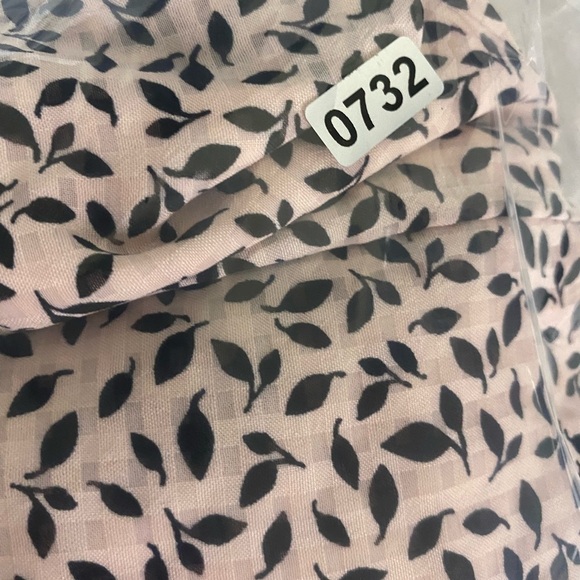 Who What Wear Women's Dress XS Ruffle Mini Half Sleeve Tiered Pink Black New - Picture 13 of 15